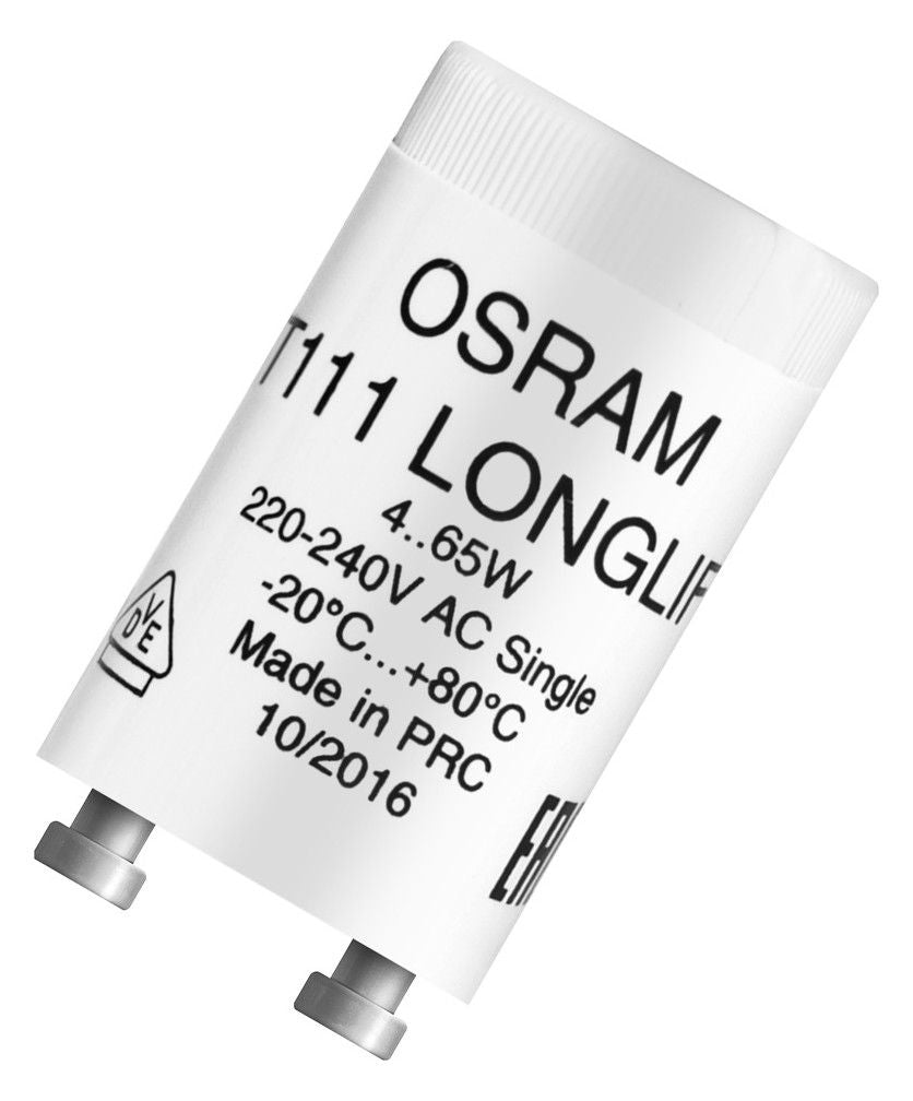 Osram ST 111 LONGLIFE Starter 4-65W f.Einzelschaltung an 230VAC
