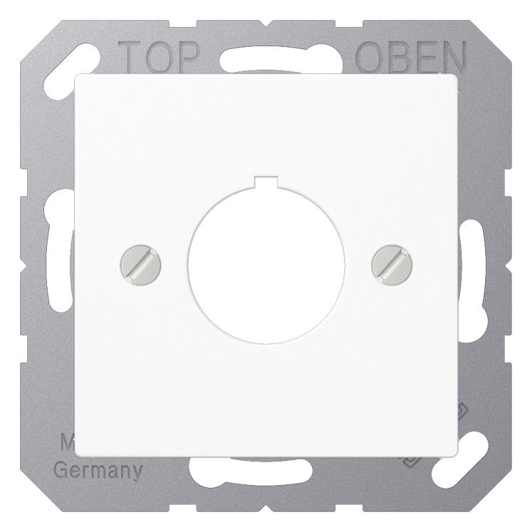 Jung A564WW Abdeckung m.Tragring f.Befehlsgeräte 22,5mm Serie A/AS alpin.