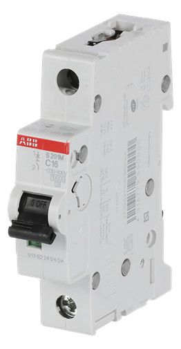 ABB S201M-C16 Sicherungsautomat C-Char., 10 kA, 16A, 1P