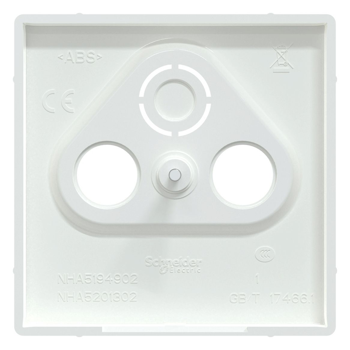 Mert MEG 4123-6035 Zentralplatte Lotosweiß