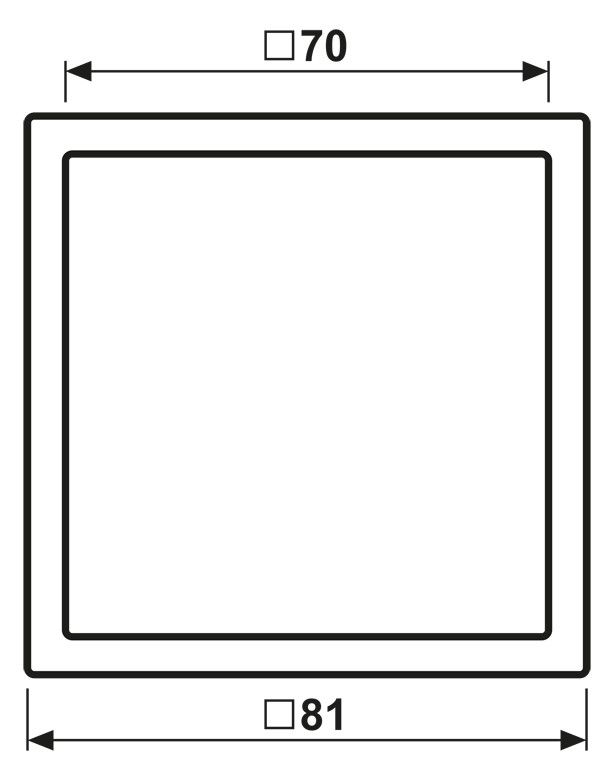 Jung LSZ981BFWWM Rahmen 1f