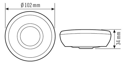 Esylux PD 360i/8 Basic weiß Ap Decken
