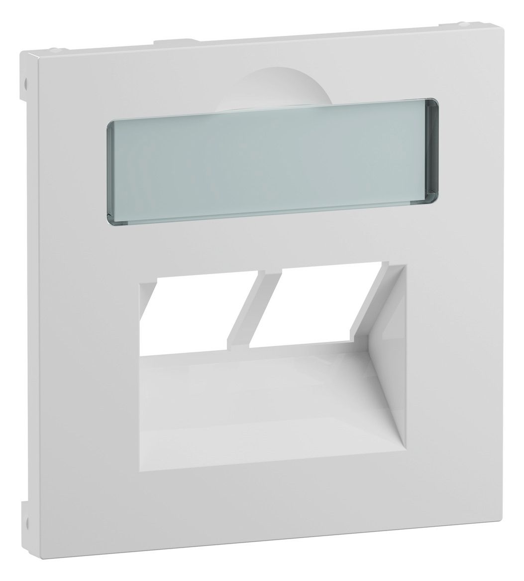 Legrand 765159 SEANO Abdeckung 2x RJ45 f Datendosen Fremdfabrikate Ultraweiß