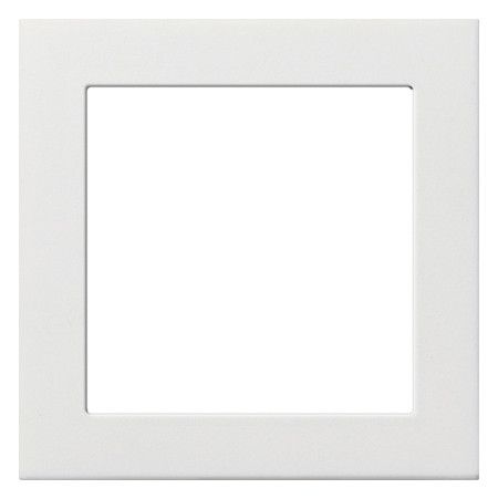 GIRA 0282112 Adapterrahmen quadratisch 50x50mm Flächenschalter Reinweiß gl.