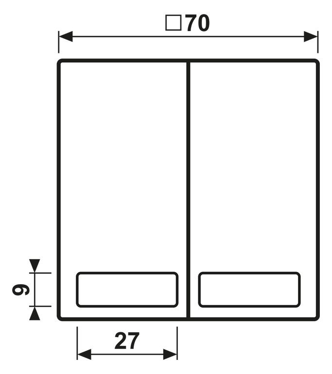 Jung LS995NAWW Wippe Serienschalter Schriftfeld alpinweiß
