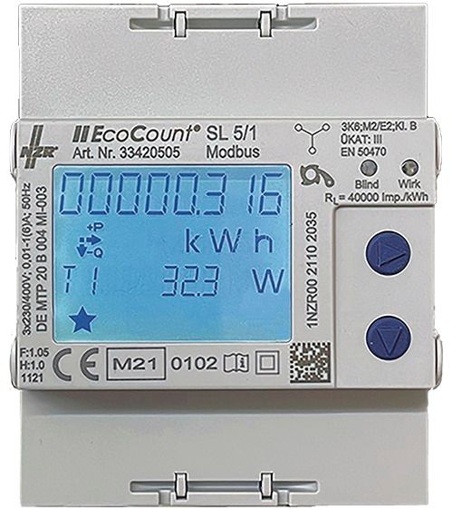 NZR EcoCount SL 5/1A MID S0 0.01-1(6)A