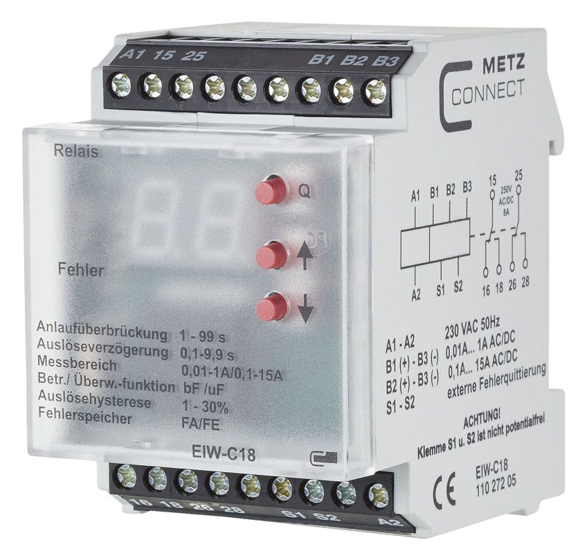 Metz 11027205 EIW-C18 230VAC Überwachung von Gleich-/Wechselspannung