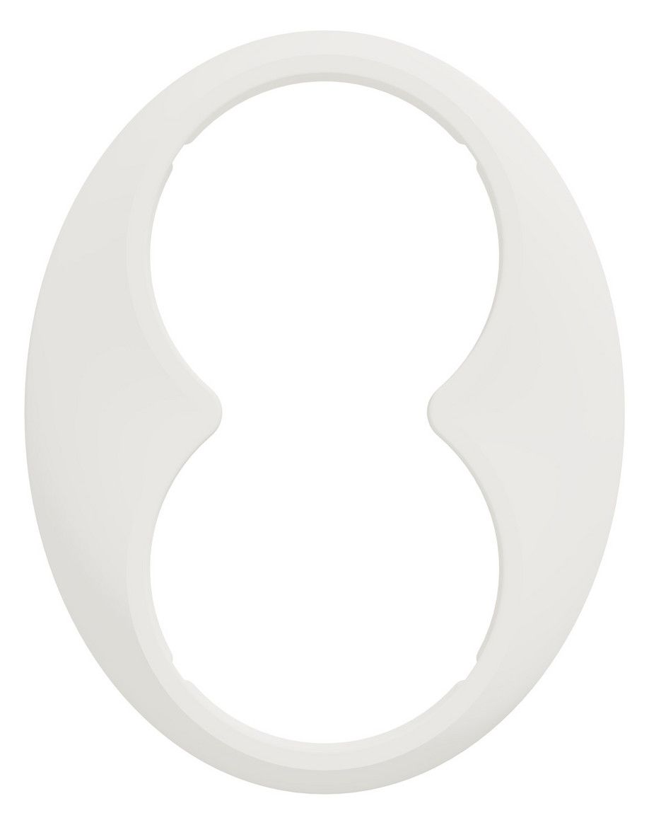 Elso WDE011404 Rahmen für Steckdose, Weiß