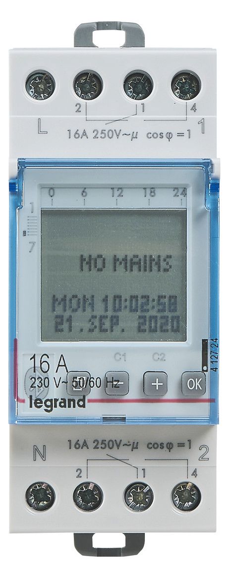Legrand 412724 AlphaRex³ D22 ASTRO BLE 230VAC Astroschaltuhr 2-Kanal
