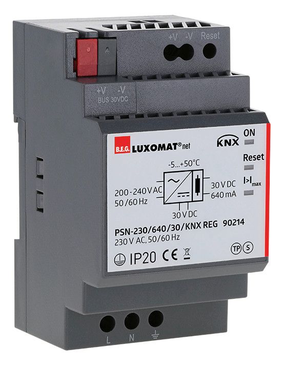 BEG 90214 PSN-230/640/30/ KNX REG grau Spannungsversorgung