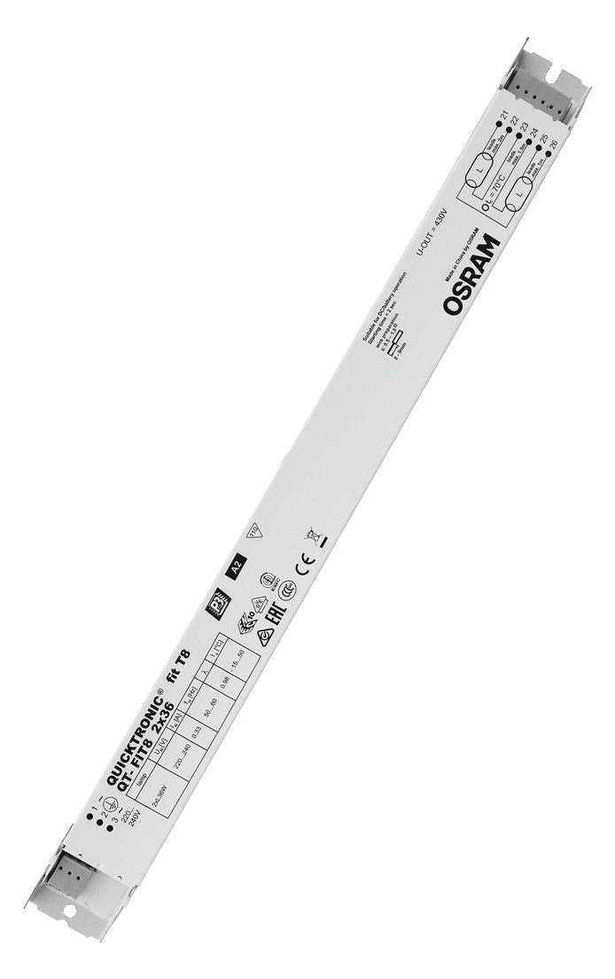 Osram QT-FIT8 2x36W 220-240V UNV1 360x30x28 QUICKTRONIC Vorschaltgerät