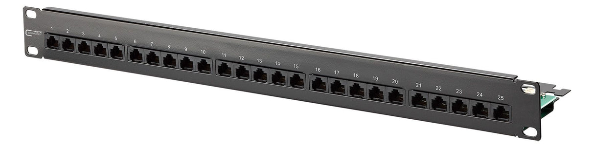 Metz 130814-0203-E UAE 25x8(4) Cat.3 Patchfeld Stahlblech schwarz