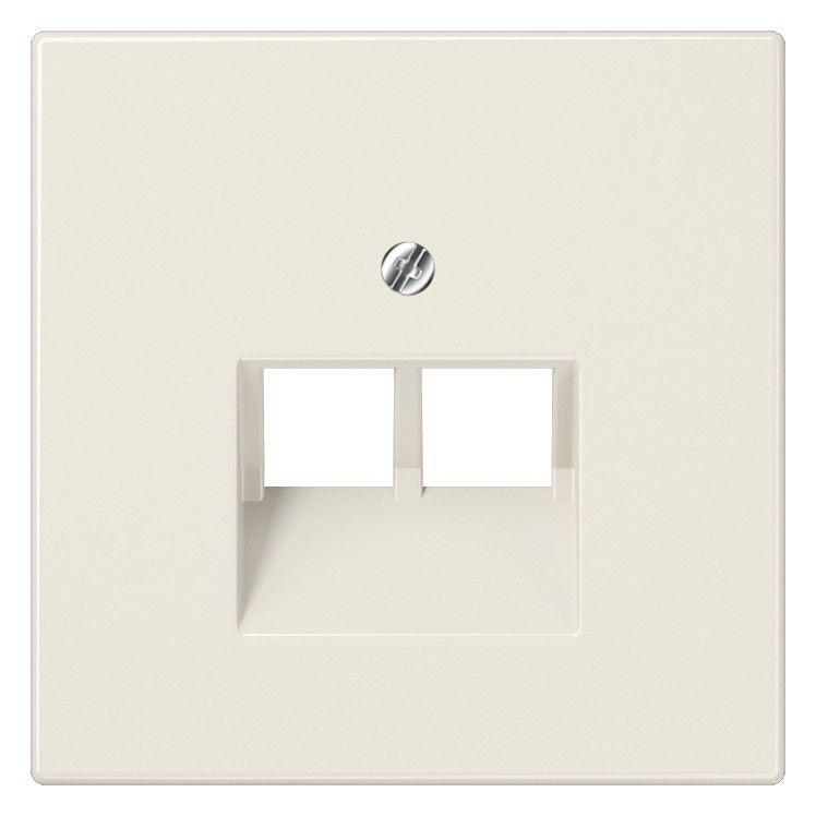 Jung LS969-2UA Abdeckung f.IAE/UAE 2x8polig weiß