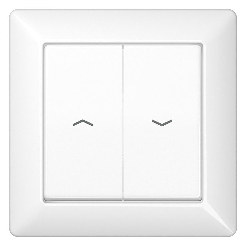 Jung AS590-5PWW Abdeckung volle Platte f.Jalousie Serie AS alpinweiß