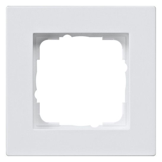 GIRA 0211295 Abdeckrahmen 1fach flach E2 Reinweiß glänzend