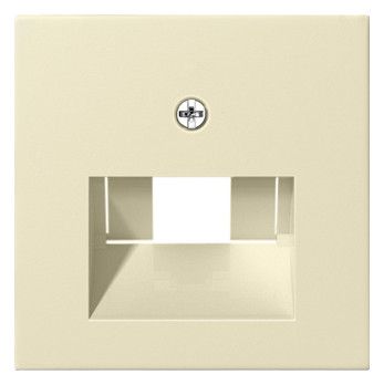 GIRA 027001 Abdeckung UAE/IAE+Netzwerk System 55 Cremeweiß glänzend