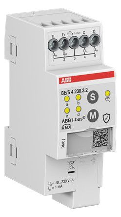 ABB BE/S4.230.3.2 Binäreingang 4f 10-230 V,manuelle Bedienung 2CDG110279R0011
