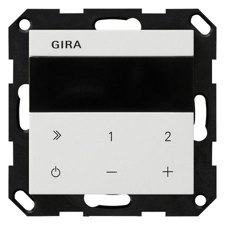 GIRA 232003 UP-Radio IP System 55 Reinweiß glänzend