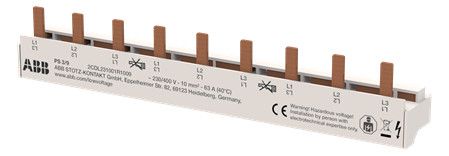ABB PS3/9 PS3/9 Phasenschiene 3Ph.,9Pins,10mm²