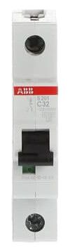 ABB S201-C32 Sicherungsautomat C-Char., 6 kA, 32A, 1P