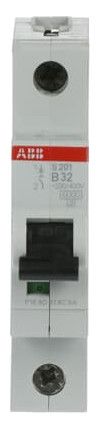 ABB S201-B32 Sicherungsautomat B-Char., 6 kA, 32A, 1P