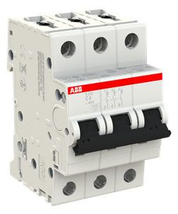 ABB S203-C6 Sicherungsautomat C-Char., 6 kA, 6A, 3P