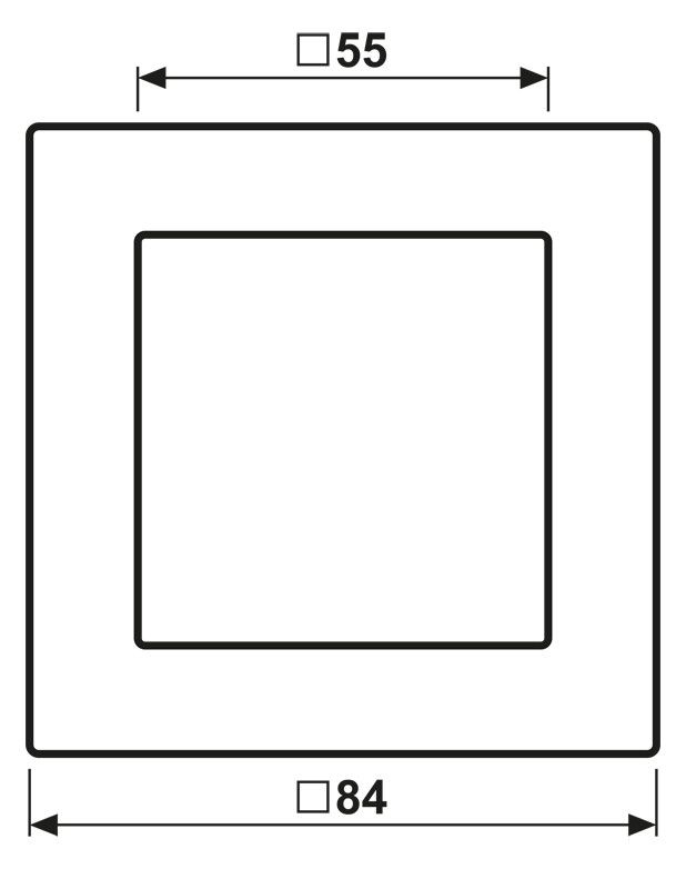 Jung AC581CH Rahmen 1fach Serie A creation champagner