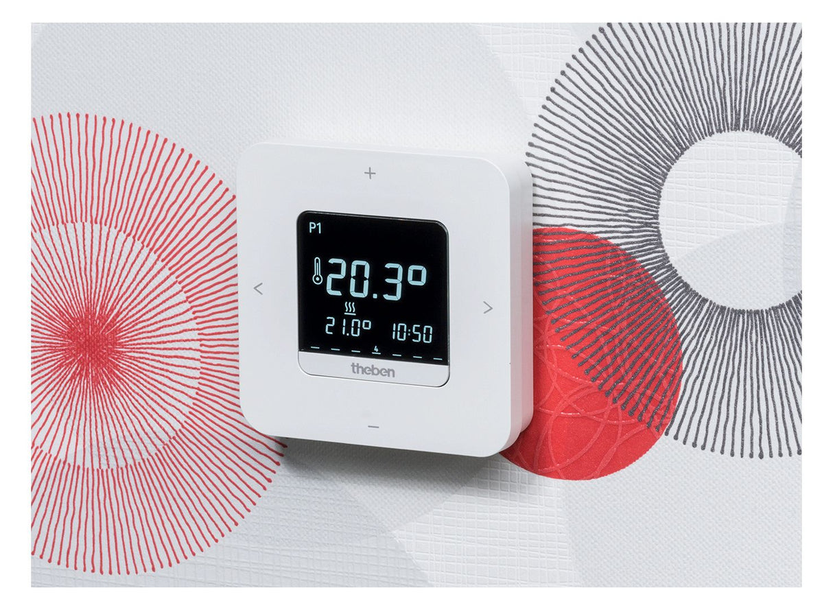 Theben RAMSES 812 top3 Uhrentherm. Dig stat Wochenprgm. 230V Netzv.App 8120200