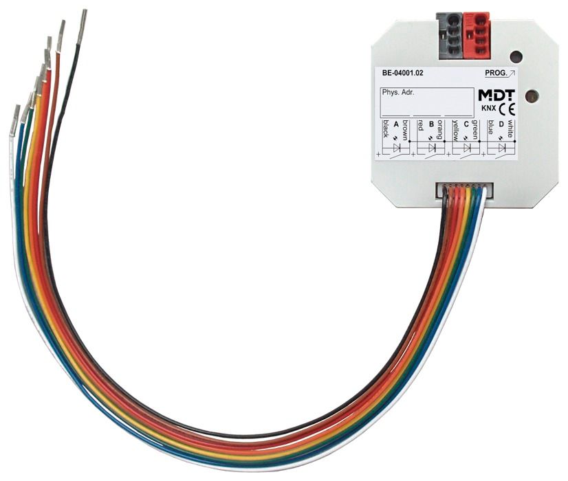 MDT BE-04001.02 Tasterinterface/Taster- schnittstelle 4fach UP potentialfrei