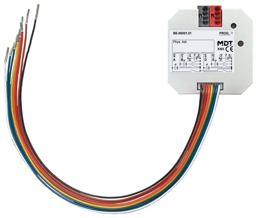 MDT BE-06001.02 Tasterinterface/Taster- schnittstelle 6fach UP potentialfrei