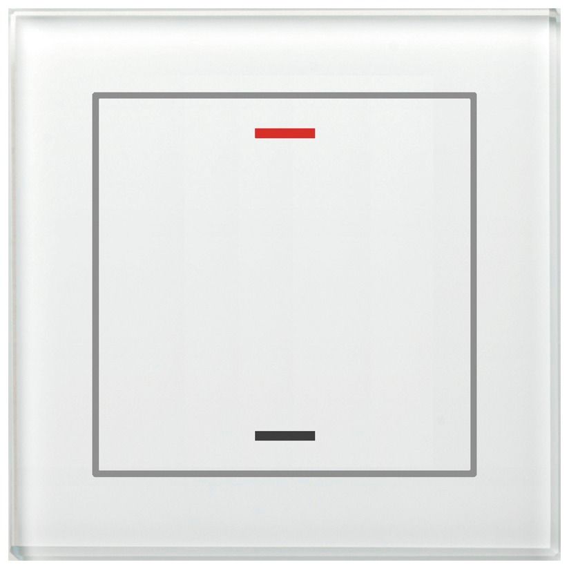 MDT BE-GTL10W.01 Glastaster II Light 1fach RGBW Weiß Neutral