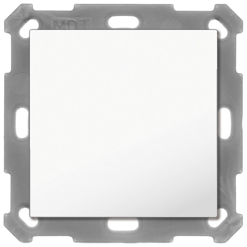 MDT BE-TAL55B1.01 Taster Light 55 Basic 1fach Reinweiß glänzend Neutral