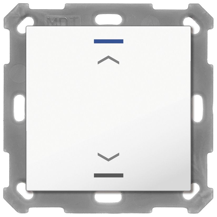 MDT BE-TAL5501.A1 Taster Light 55 1fach RGBW Reinweiß glänzend Jalousie