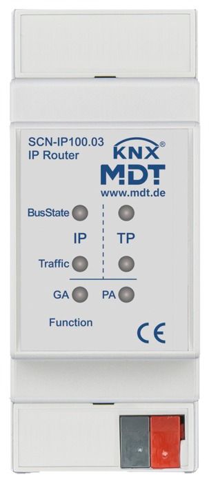 MDT SCN-IP100.03 IP Router m.Email u.Zeitserverfunktion 2TE REG