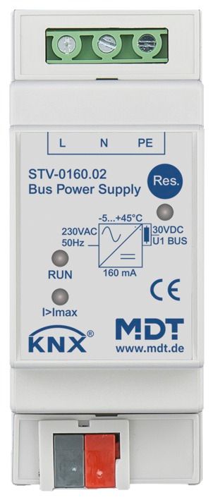 MDT STV-0160.02 Spannungsversorgung 2TE REG 160mA