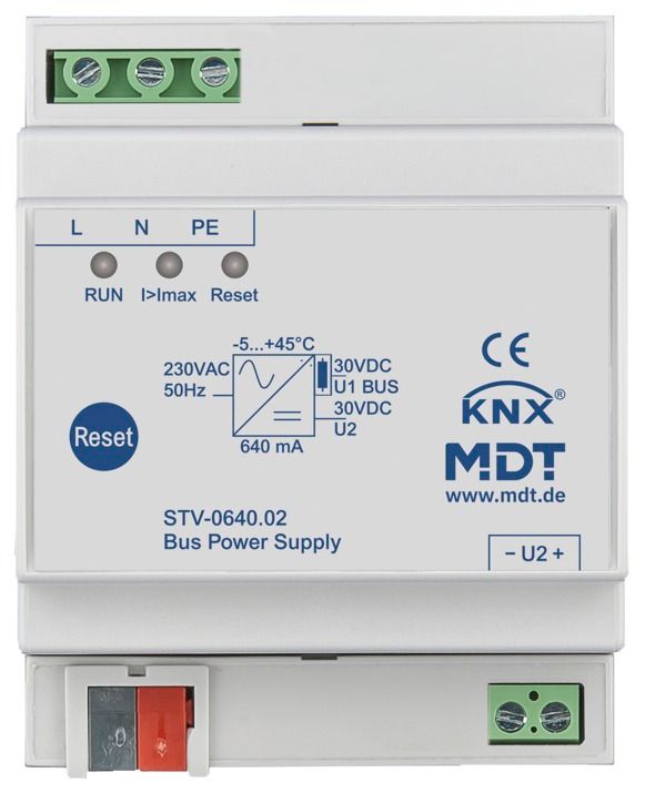 MDT STV-0640.02 Spannungsversorgung 4TE REG 640mA