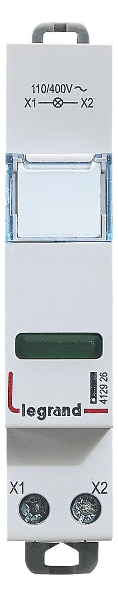 Legrand 412926 CX3 Meldeleuchte LED 1-fach grün 110/400VAC 1TE