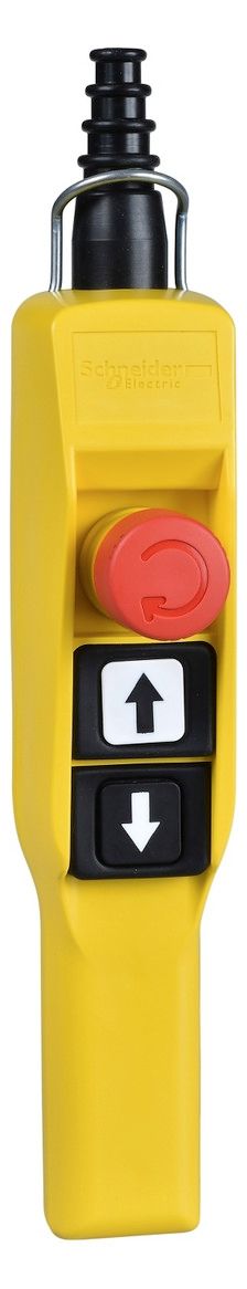 Schneider XACA2153 Hängetaster 2Druck- taster m.Schutzkappe 1NOT-HALT