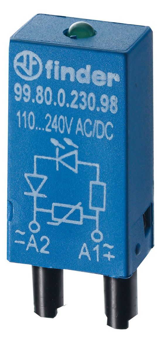 Finder 99.80.0.230.98 Modul Varistor Grün