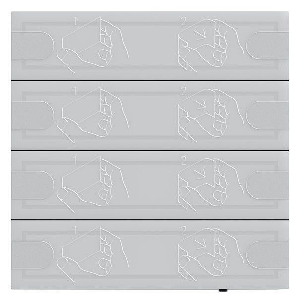 GIRA 5004028 Tastsensor4 Komfort 4fach OneKNX TS4 Anthrazit