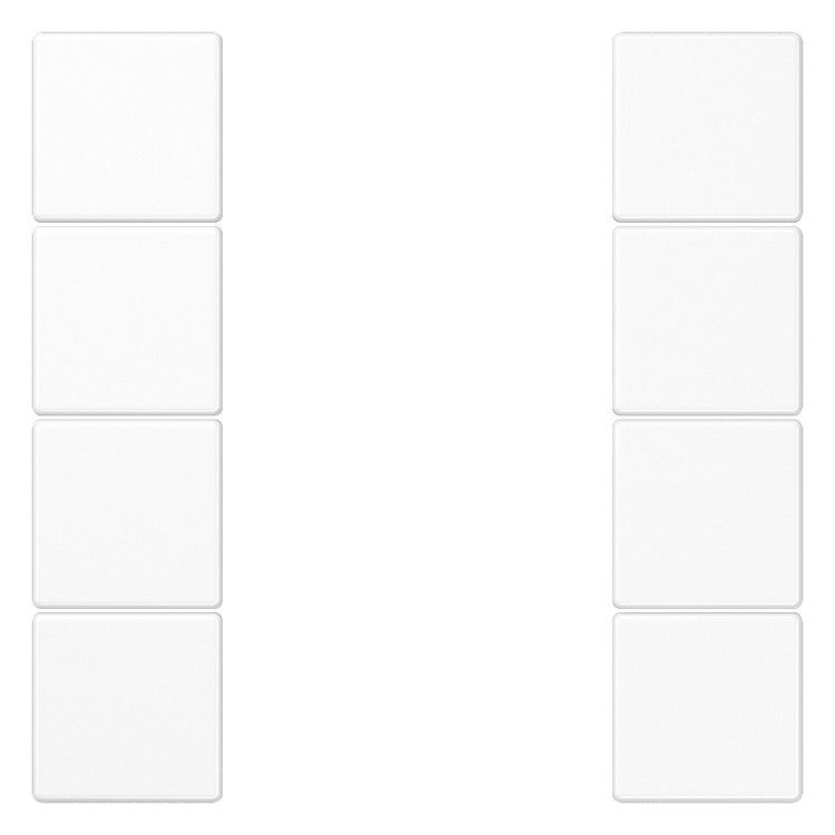 Jung LS504TSAWW Tastensatz 4fach kpl LS/FD-design alpinweiß