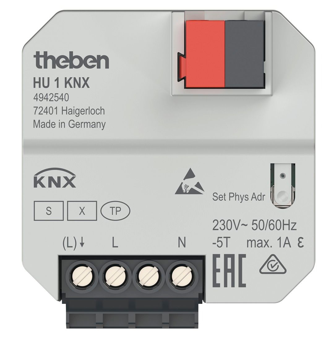 Theben HU 1 KNX 1f UP-Heizungsaktor TP UP Data Secure 4942540