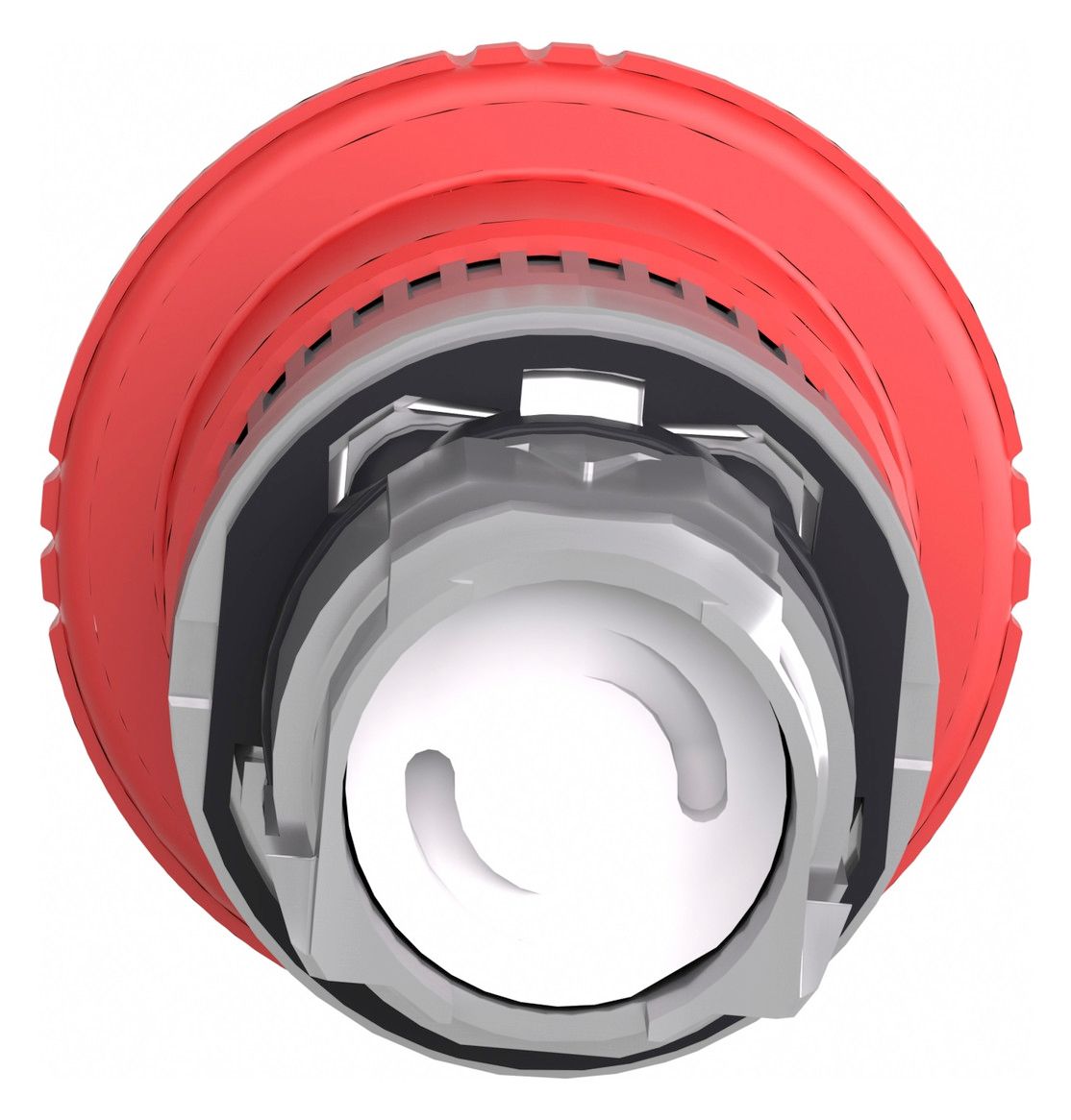 Schneider ZB4BS844 Frontelement rund rot D40mm f.Pilzdr.Drehentriegelung D22mm