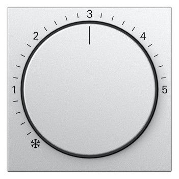 GIRA 270626 Abdeckung Raumtemperatur- regler System 55 Farbe Alu