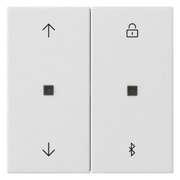 GIRA 536727 S3000 Jalousie-/Schaltuhr BT Pfeile System 55 Reinweiß seidenmatt