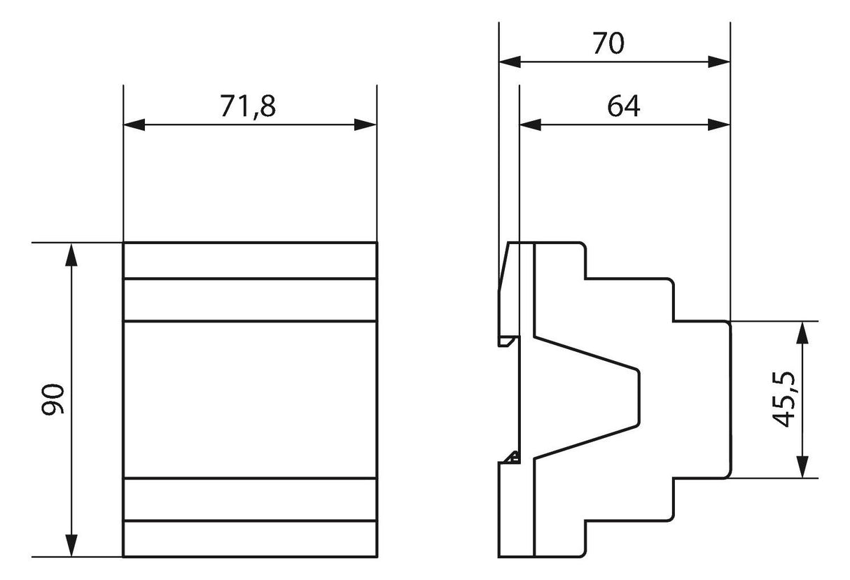 Theben LUXORliving D4 4f Univ.-Dimmaktor DIN Smart Home 4800475