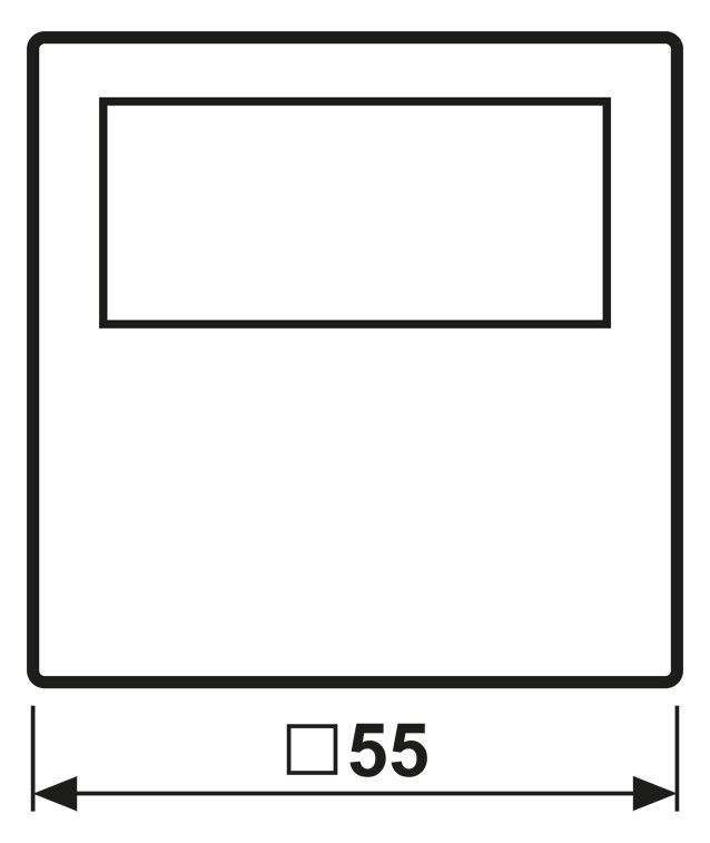 Jung BTA1791SW JUNG HOME Raumthermostat-Display