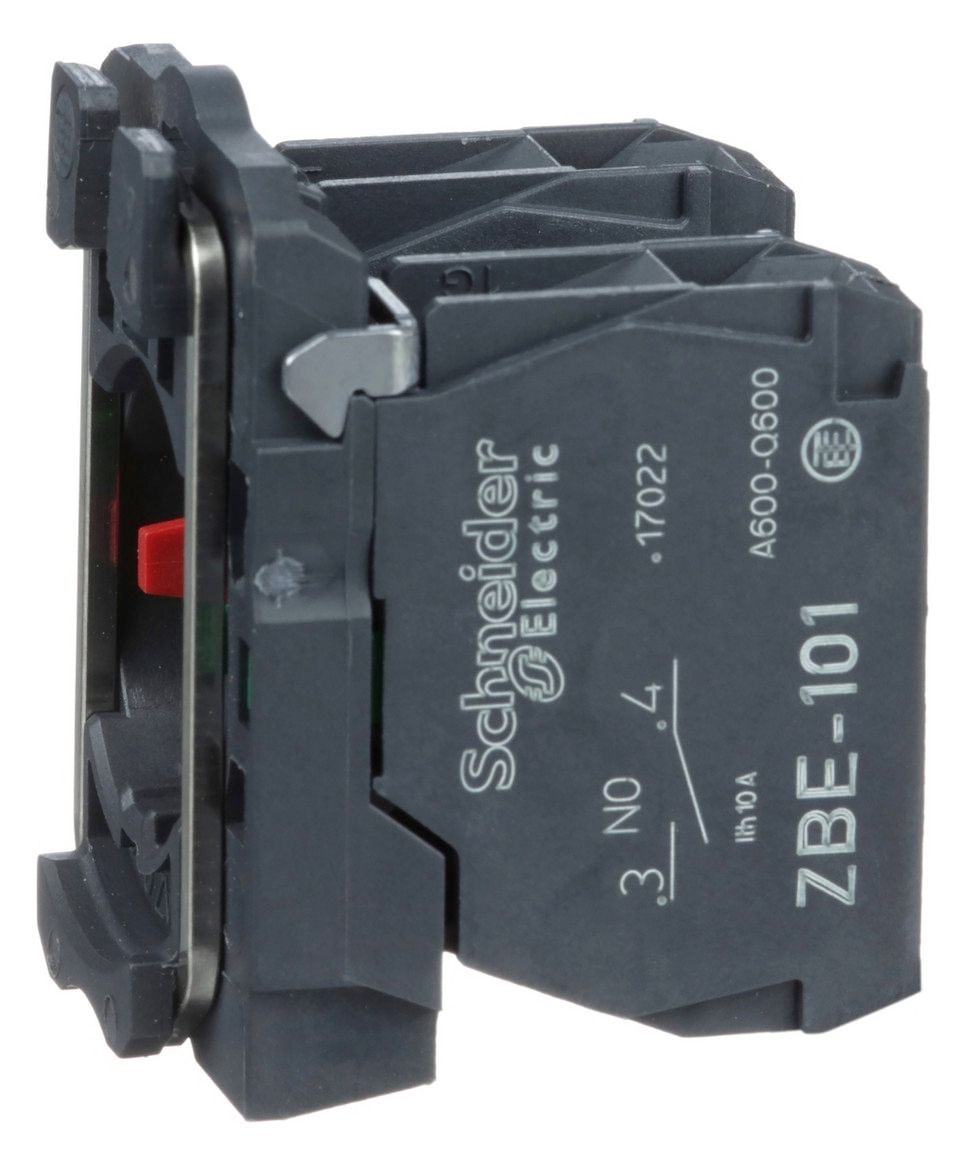 Schneider ZB5AZ105 Hilfsschalterblock 1S1Ö m.Bef.flansch Schraub. D22 Kunst.