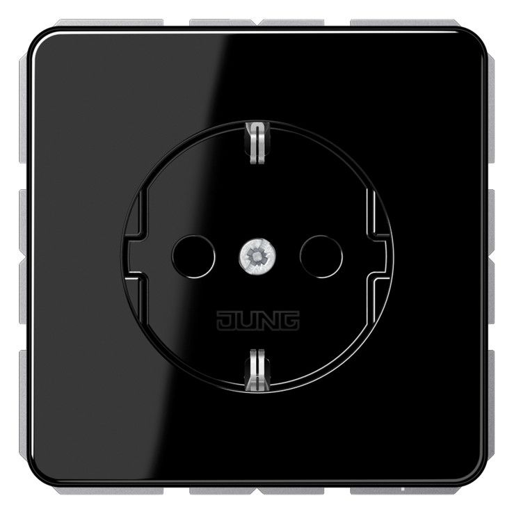 Jung CD1520SW SCHUKO Steckdose schwarz