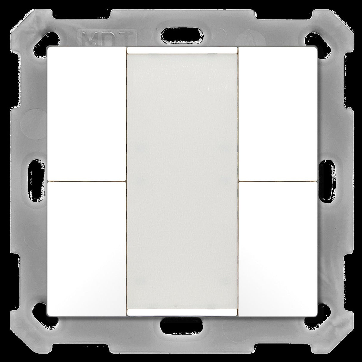 MDT BE-TA5504.G2 Taster 55 4fach Reinweiß glänzend